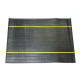 Rubber Mat Yellow Stripe